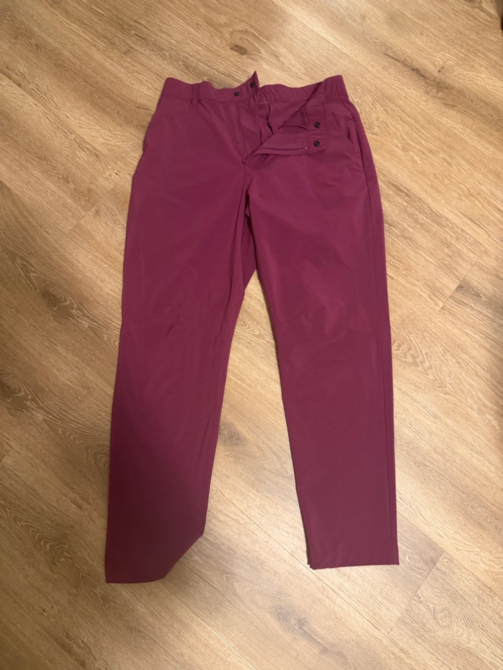Fabletics Men's Golf Pants Deep Berry Pink